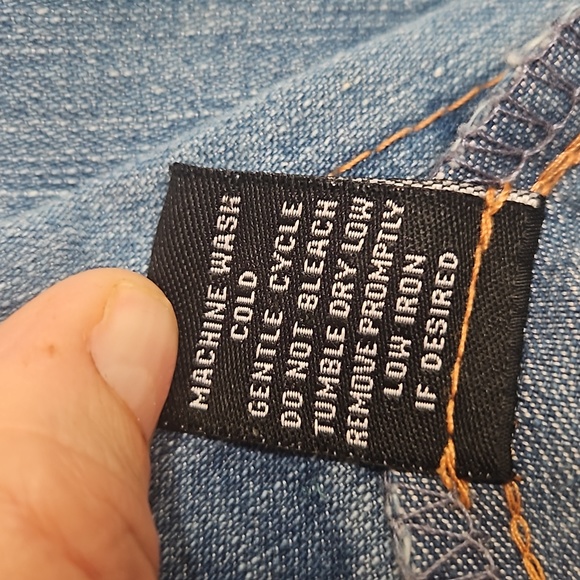 New Look Women's Strech Denim Jacket Blue Size Large - Picture 10 of 10